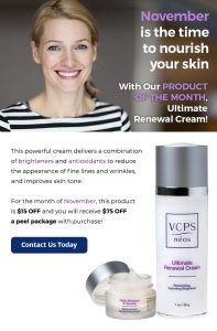 vcps skincare products banner